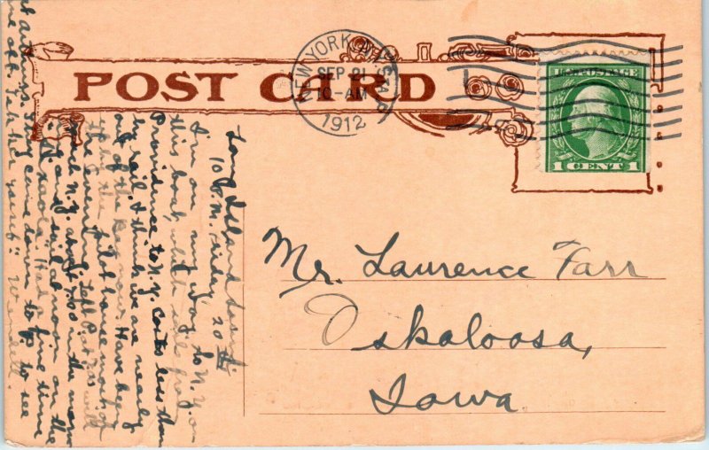 1910s Colonial Line Steamer Concord Steamboat Postcard