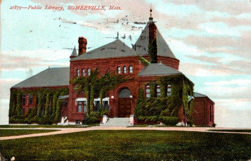 Massachusetts Somerville Public Library 1907