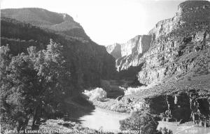 1940s Sanborn Gates Lodore Green River Dinosaur Monument Wyoming RPPC 484