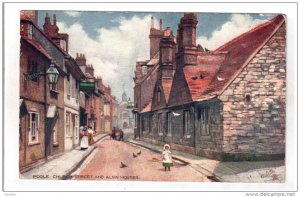 POOLE, Dorset, England, PU-1907; Church Street And Alms Houses