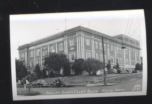 RPPC KELSO WASHINGTON COWLITZ COUNTY COURT HOUSE CARS REAL PHOTO POSTCARD