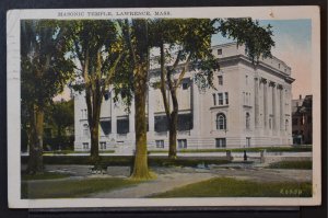 Lawrence, MA - Masonic Temple - 1927