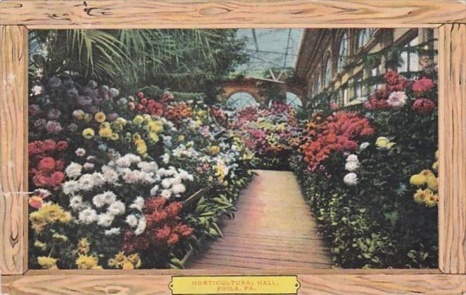 Pennsylvania Philadelphia Horticultural Hall Interior 1909