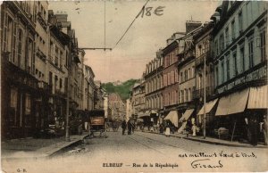 CPA ELBEUF Rue de la République (868921)
