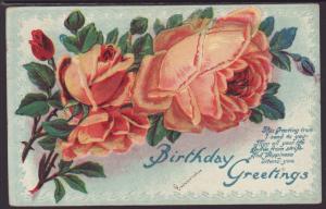 Birthday Greetings,Roses