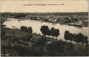 CPA Champagne sur Seine Vue Generale FRANCE (1101153)