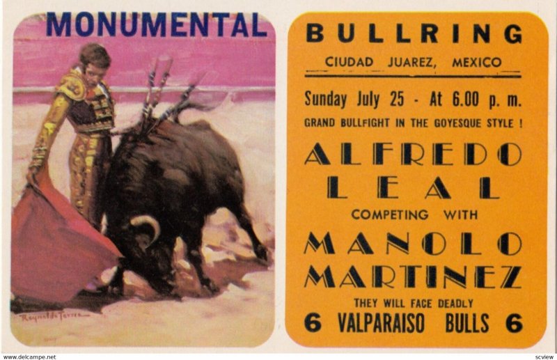 Ciudad Juarez , Mexico , 1950-60s ; Bull Fighting