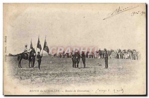 Old Postcard Army Review of 14 July decorations Discount