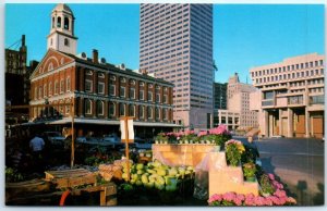 Postcard - Faneuil Hall The Cradle of Liberty, Boston, Massachusetts, USA