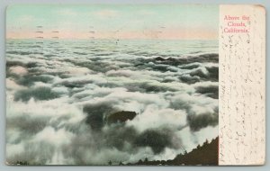 California~Above The Clouds~Vintage Postcard