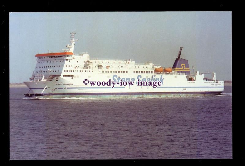 SIM0219 - Stena Line Ferry - Stena Challenger , built 1991 - postcard 