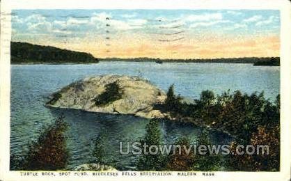 Turtle Rock, Spot Pond - Malden, Massachusetts MA  