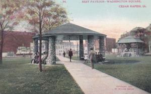 Iowa Cedar Rapids Rest Pavilion Washington Square