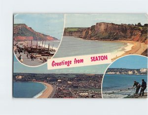 Postcard Greetings from Seaton, England