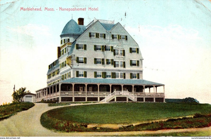 Massachusetts Marblehead Nanepashemet Hotel 1914