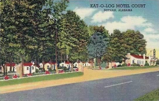 Alabama Dothan Kat-O-Log Motel Court