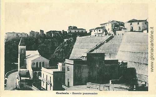 08855 vintage postcard - REGGIO CALABRIA - CAULONIA-