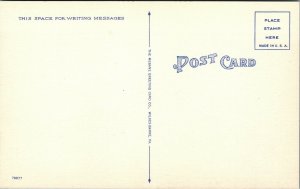 Vtg Phillipsburg New Jersey NJ High School 1940s Linen Postcard