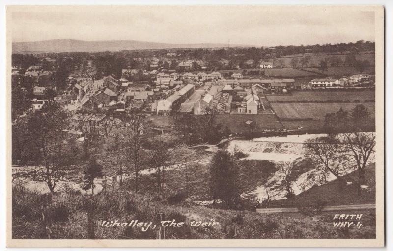 Lancashire; Whalley, The Weir WHY 4 PPC By Frith, c 1930's, Unposted