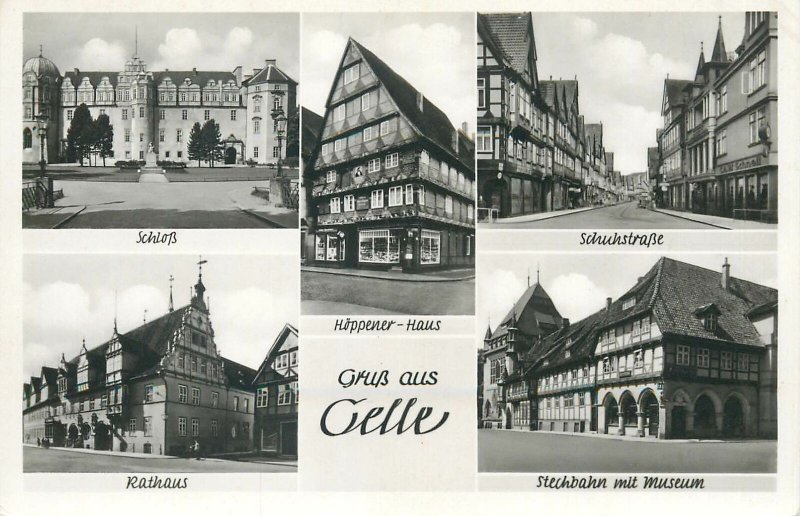 Postcard Germany Gruss aus Celle multi view