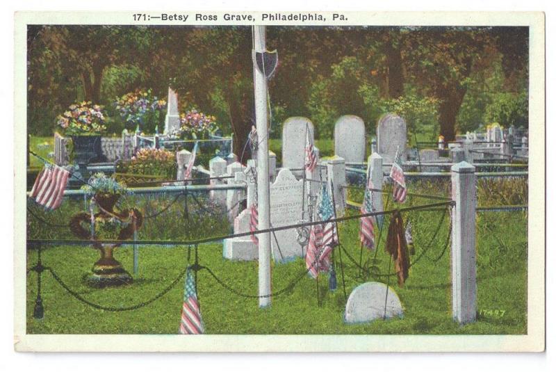 Betsy Ross Grave Philadelphia PA P Sander