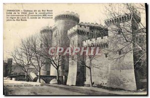 Old Postcard Tarascon Chateau said King Rene Cote City