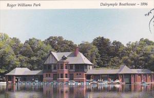 Rhode Island Providence Dalrymple Boathouse Built 1896 In Roger Williams Park