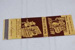 Midway Chuck Wagon San Diego CA 20 Strike Matchbook Cover