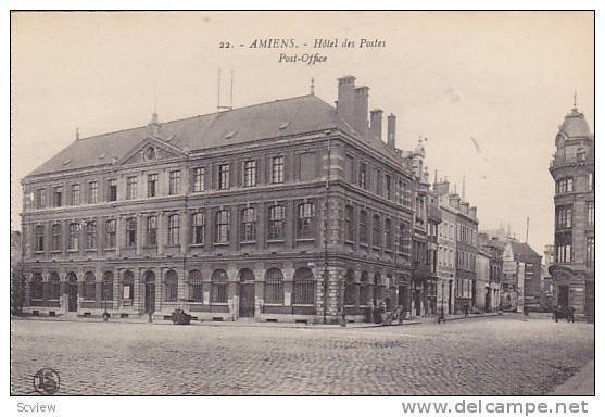 Hotel Des Postes, Post-Office, Amiens (Somme), France, 1900-1910s