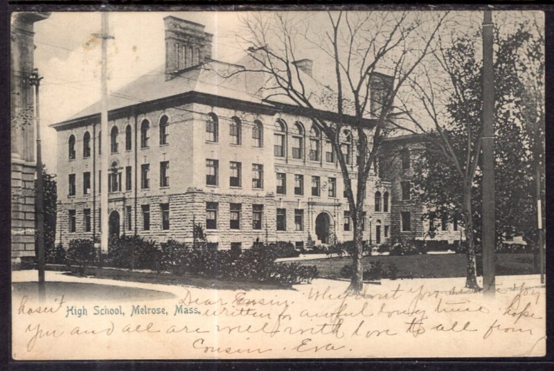 High School,Melrose,MA BIN