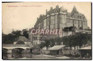 Old Postcard Chateaudun Chateau and Pont St Medard