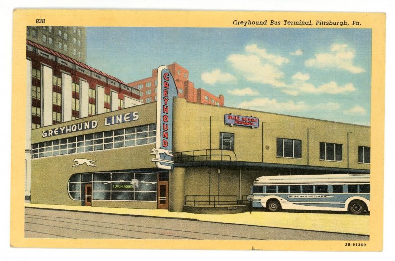 PA - Pittsburgh. Greyhound Bus Terminal