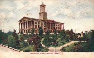 Vintage Postcard Tennessee State Capitol Historic Building Nashville Tennessee 