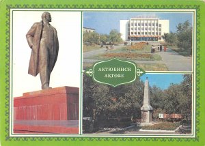 B108239 Kazakhstan Statue Monument Promenade real photo uk