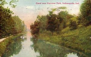 IN - Indianapolis, Canal near Fairview Park