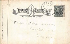 GRAND TRUNK RAILWAY SYSTEM CAMP TEMAGAMI CANADA POSTCARD 1906