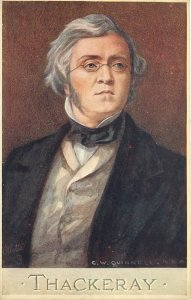 Tuck Postcard Men Of Letters Serie III 2700 William Makepeace Thackeray Quinnell