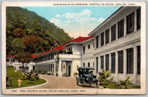 Ancon Canal Zone Panama 1920s Postcard New Concrete Ward Ancon Hospital