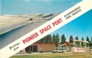 Alamogordo New Mexico Pioneer Spacesport Postcard Schaaf 12310 auto