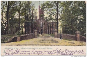 Recitation Hall- Franklin & Marshall College, Lancaster, Pennsylvania, PU-1907