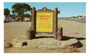 NM - Continental Divide. Official Scenic Historic Marker ca 1957