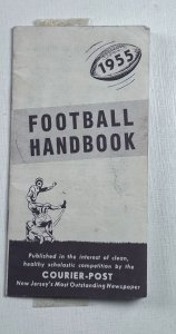 1955 Football Handbook New Jersey Courier Post