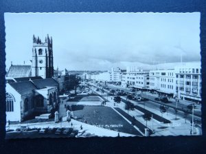 Devon PLYMOUTH St. Andrews Church & Royal Parade c1958 RP Postcard by Valentine