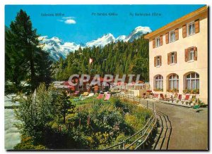 Postcard Modern Hotel Morteratsch