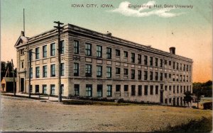 Postcard Engineering Hall, State University in Iowa City, Iowa