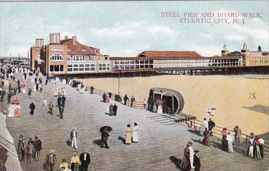 New Jersey Atlantic City Steel Pier And Board Walk