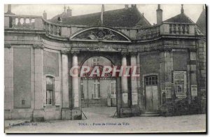 Postcard Toul Old Gate L & # 39Hotel City