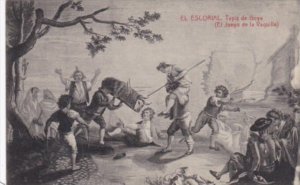 El Escorial Tapiz de Goya El Juego de la Vaquilla