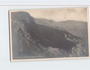 Postcard Helvellyn and Striding Edge from Fairfield, England