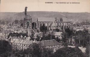 France Soissons Vue Generale sur la Cathedrale